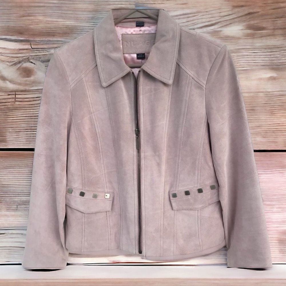 Cuir Nuage Women Leather Jacket Tan S